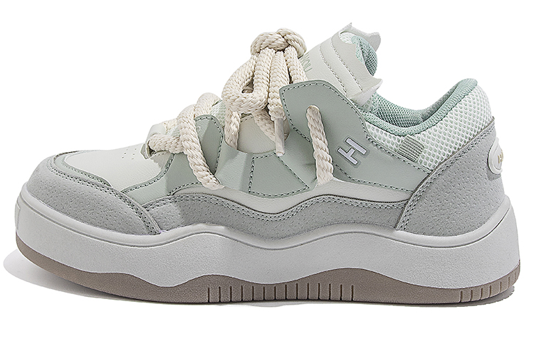 Buy 環球 HUANQIU 百搭休閒個性耐磨 低幫 板鞋 女款 米綠