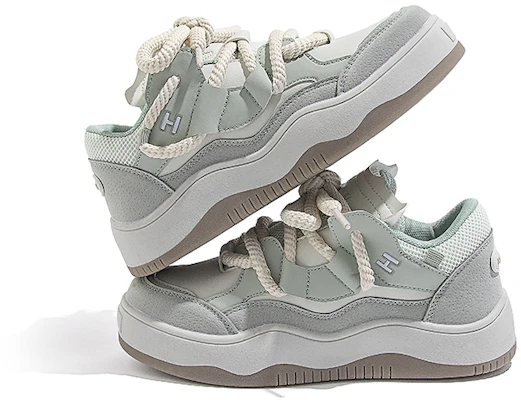 環球 HUANQIU 百搭休閒個性耐磨 低幫 板鞋 女款 米綠 Lookbook 環球 HUANQIU 百搭休閒個性耐磨 低幫 板鞋 女款 米綠