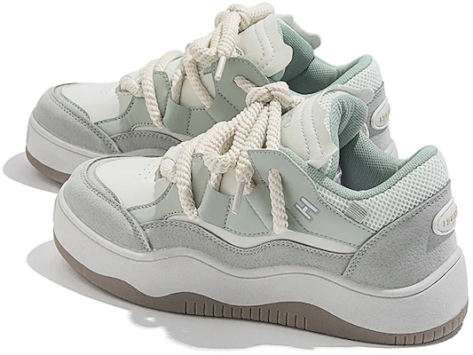 環球 HUANQIU 百搭休閒個性耐磨 低幫 板鞋 女款 米綠 Shop 環球 HUANQIU 百搭休閒個性耐磨 低幫 板鞋 女款 米綠