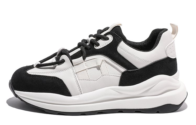 (W) Huanqiu Low-Top 'Black and White Colorblock'