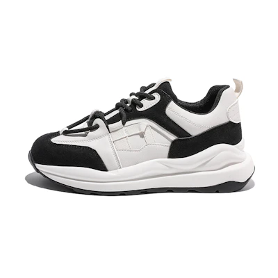 (W) Huanqiu Low-Top 'Black and White Colorblock'