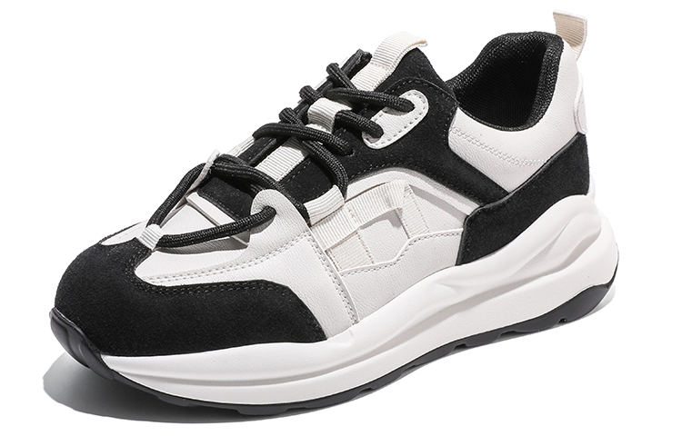 (W) Huanqiu Low-Top 'Black and White Colorblock' 圖 2