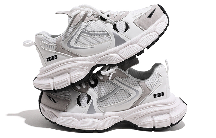 (W) Huanqiu Low-Top 'Black White Daddy Shoes' 圖 5