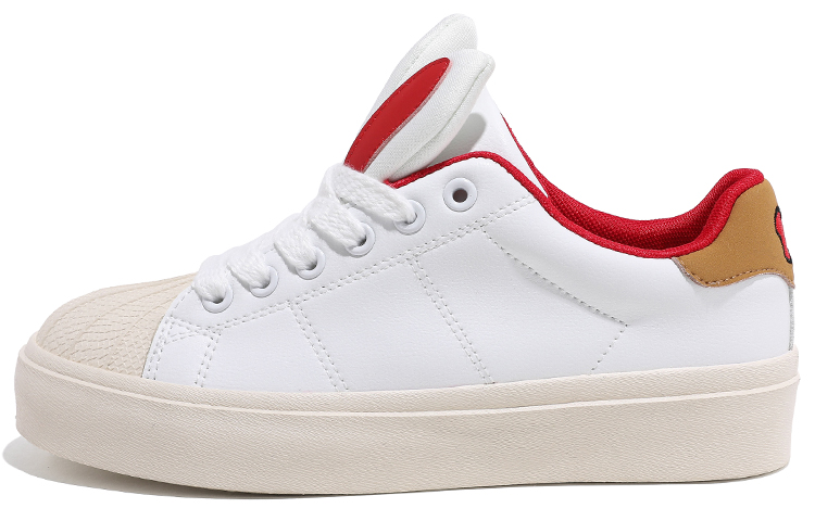 (W) Huanqiu Low-top 'Fashion Match White Red'