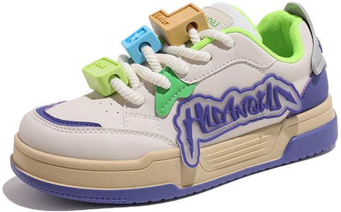 (W) Huanqiu Low-Top 'Blanco Azul' KM-XFCG32235SL Order (W) Huanqiu Low-Top 'Blanco Azul' KM-XFCG32235SL