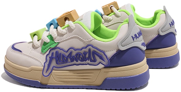 (W) Huanqiu Low-Top 'Blanco Azul' KM-XFCG32235SL Lookbook (W) Huanqiu Low-Top 'Blanco Azul' KM-XFCG32235SL