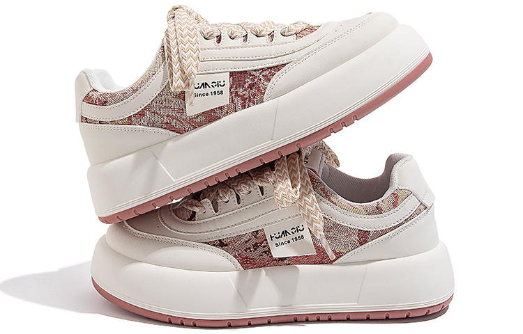 Lookbook (W) 環球ローカット "ホワイトピンク" (Huanqiu Rōkatto "Howaito Pinku") ZHQ9026P