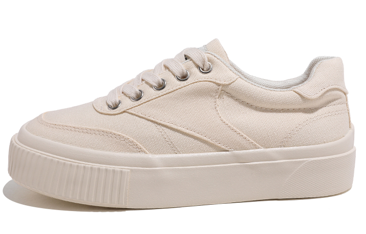 (Women) Huanqiu Low-Top Canvas 'Beige' H23016M
