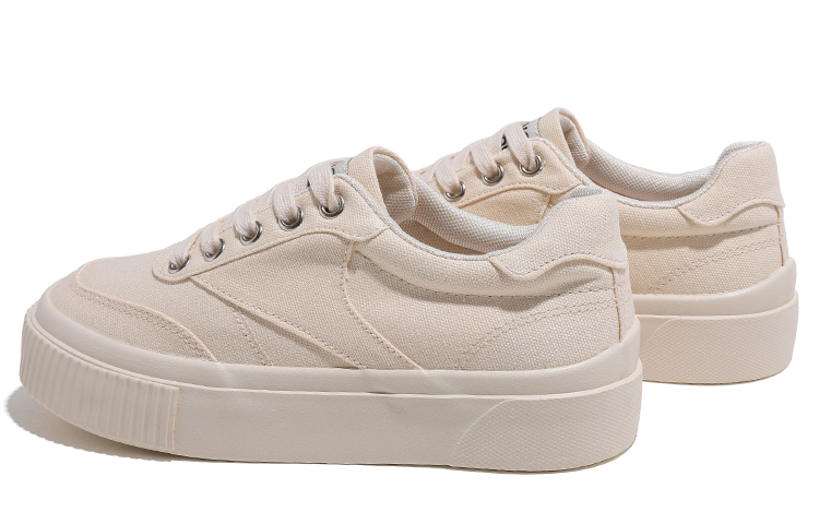 Shop (W) Huanqiu Low-Top Canvas 'Beige' Kasut Kanvas Rendah Beige H23016M