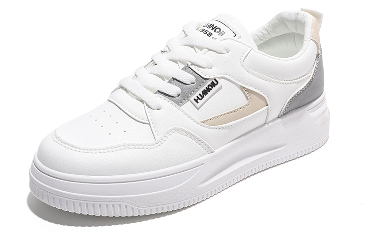 (W) Huanqiu Low-Top Casual 'White Grey' 圖 2