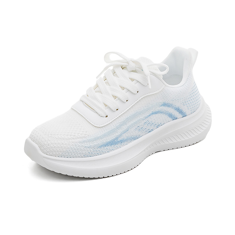 (Women) Huanqiu Low-Top Casual Shoes Blue - Stylish & Breathable Fabric Design LD-J77L