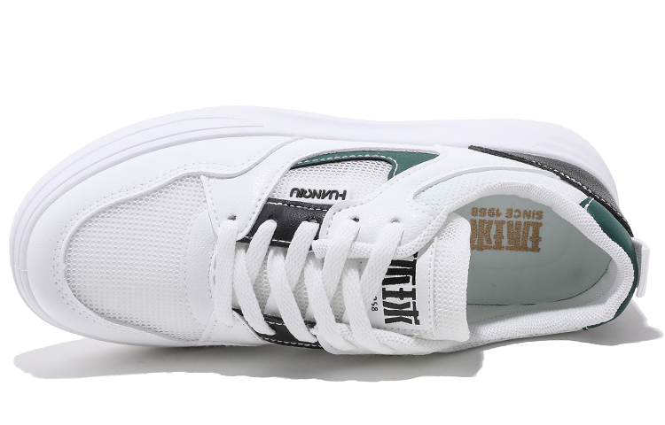 Lookbook (W) Huanqiu Sepatu Rendah Tali 'Putih' HQY-QR0213WB