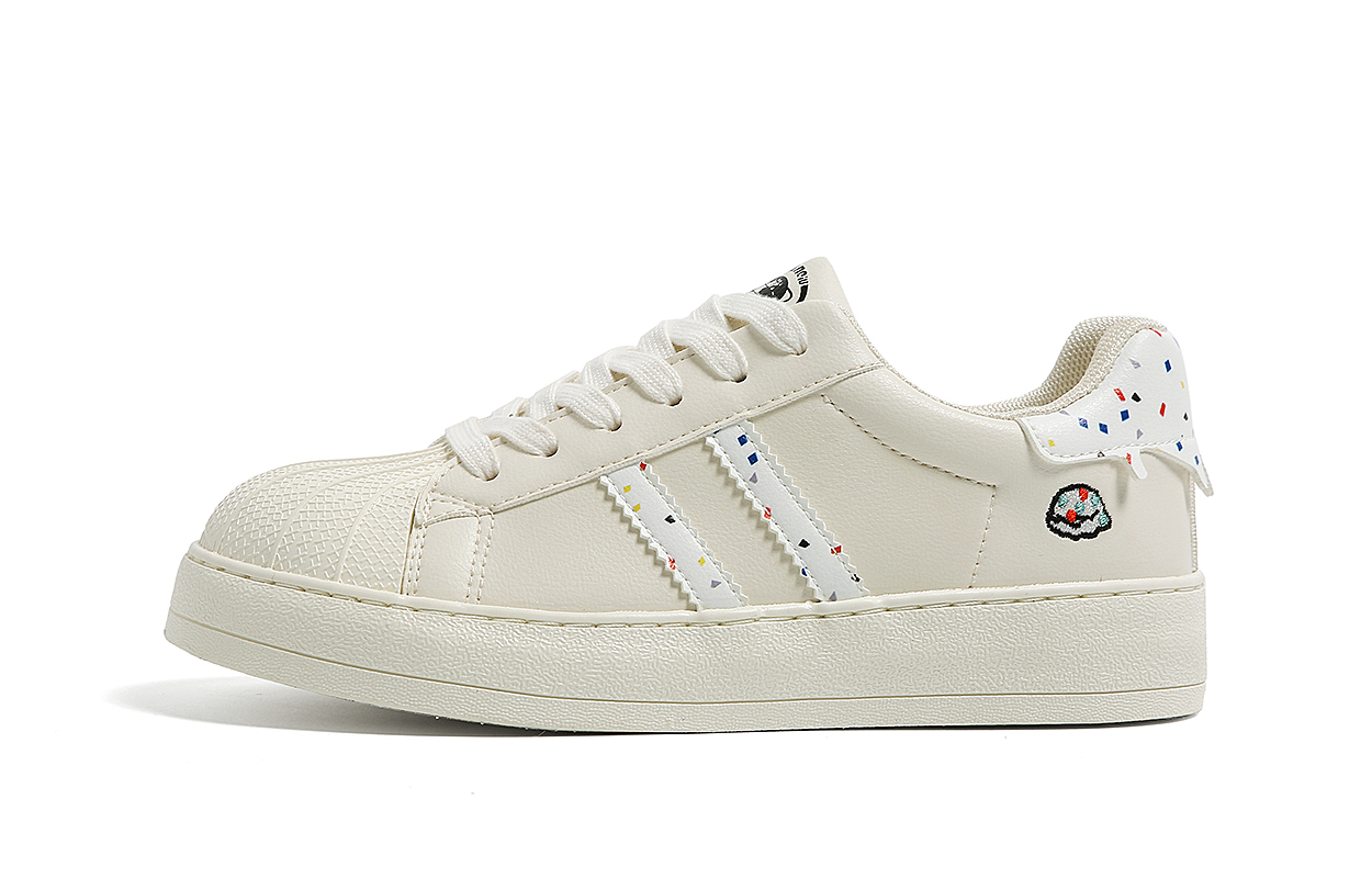 (Women) HUANQIU Low-Top Shell Toe Sneakers - Trendy, Stylish, Breathable & Lightweight YW-231173