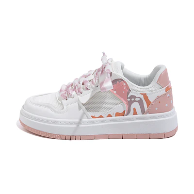(W) Huanqiu Low-Top Skate Shoe 'White Pink'