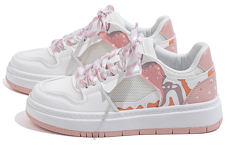 (W) Huanqiu Low-Top Skate Shoe 'White Pink' 圖 2