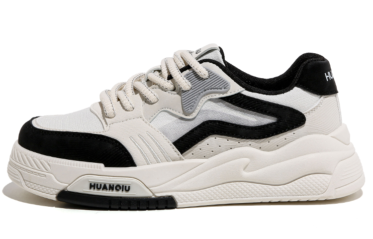 (W) Huanqiu Low-Top Skate Shoes 'Beige Black'