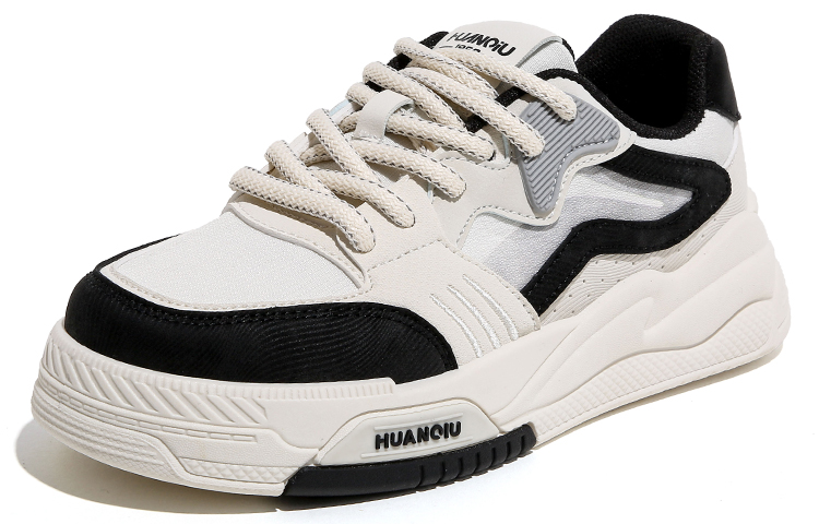 (W) Huanqiu Low-Top Skate Shoes 'Beige Black' 圖 2