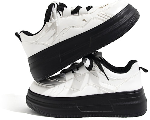(W) Kasut Skate Huanqiu Low-Top 'Hitam Putih' HH22158WB Lookbook (W) Kasut Skate Huanqiu Low-Top 'Hitam Putih' HH22158WB
