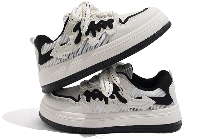 Lookbook (W) 环球低帮滑板鞋 '米黑' ZHQ3086-1MB