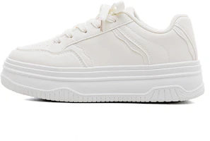 (Women) Huanqiu Low-Top Skate Shoes Beige/White Pink Fashion Durable Casual. HC617M (Women) Huanqiu Low-Top Skate Shoes Beige/White Pink Fashion Durable Casual. HC617M