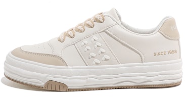 (Women) Huanqiu Low-Top Skateboard 'Beige Casual' H20753MKQ (Women) Huanqiu Low-Top Skateboard 'Beige Casual' H20753MKQ
