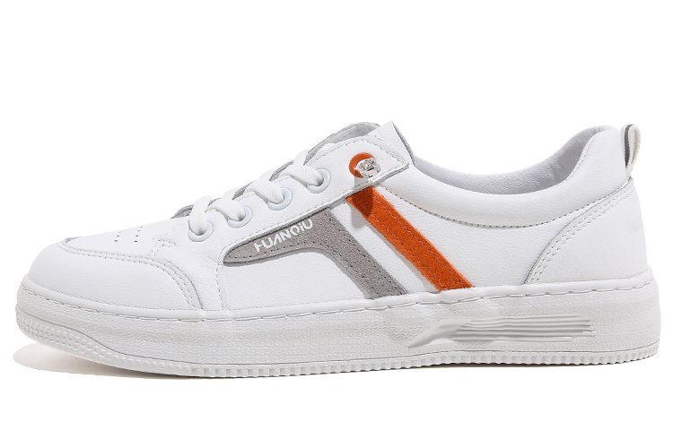 (W) Huanqiu Low-Top Skateboard Sneakers 'White Grey'