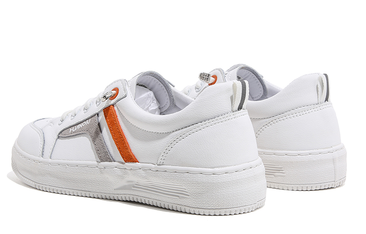 (W) Huanqiu Low-Top Skateboard Sneakers 'White Grey' 圖 3