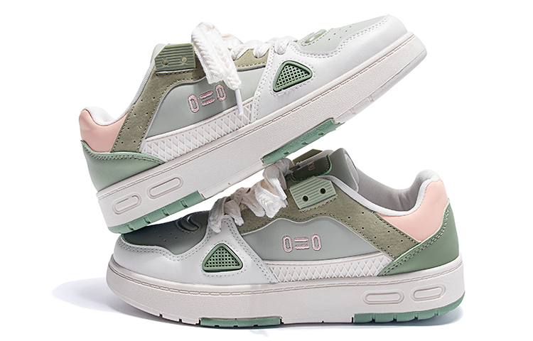 (W) Huanqiu Low-Top Sneaker 'Beige Green Pink' 圖 4