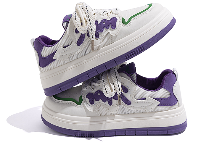 (W) Huanqiu Low-Top Sneaker 'Beige Purple' 圖 3