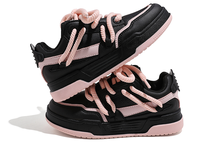 Purchase (Women) Huanqiu Low-Top Sneaker 'Black Pink' HQ-XFCG32221BP