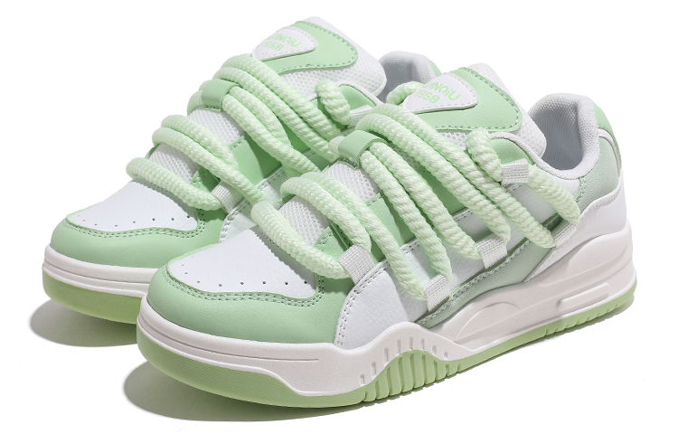 (W) Huanqiu Low-Top Sneaker 'White Green' 圖 4