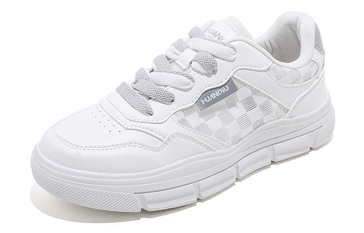 Order (W) Kasut Huanqiu Low-Top 'Putih Kelabu' HQY-HH0371WH