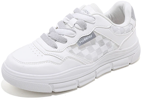 (W) Kasut Huanqiu Low-Top 'Putih Kelabu' HQY-HH0371WH Order (W) Kasut Huanqiu Low-Top 'Putih Kelabu' HQY-HH0371WH
