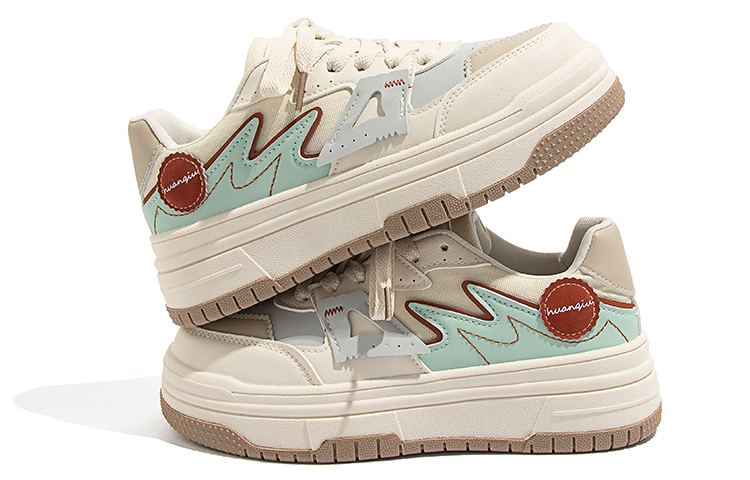 (W) Huanqiu Low-Top Sneakers 'Beige Basics' 圖 4