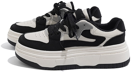 (W) Huanqiu Sepatu Rendah 'Beige Hitam' ZHQ5159-1MB Lookbook (W) Huanqiu Sepatu Rendah 'Beige Hitam' ZHQ5159-1MB