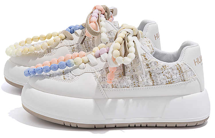 (W) Huanqiu Low-Top Sneakers 'Beige Brown' 圖 2