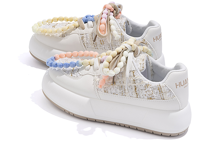 (W) Huanqiu Low-Top Sneakers 'Beige Brown' 圖 5