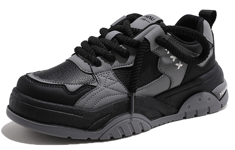 (W) Huanqiu Low-Top Sneakers 'Black Grey' 圖 2