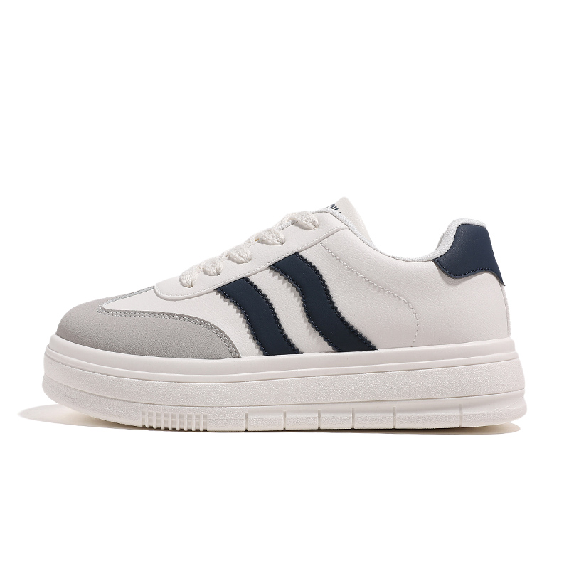 (Women) Huanqiu Low-Top Synthetic Leather Casual Trainer Sneakers. KM-XFCG32236