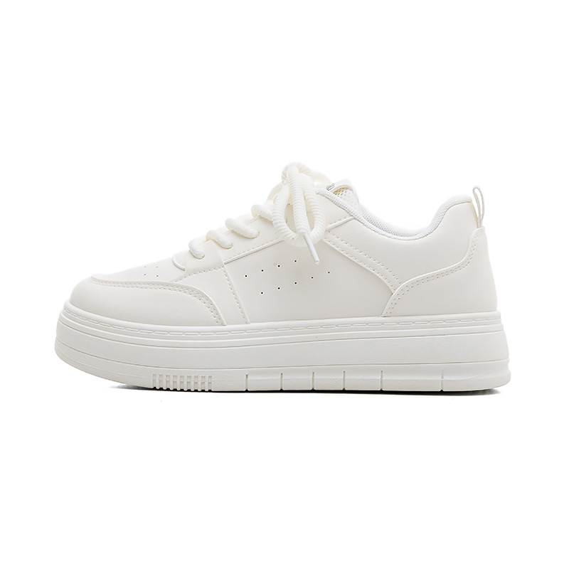 (Women) Huanqiu Low-Top White Sneakers Casual Durable Mesh Design HC521W