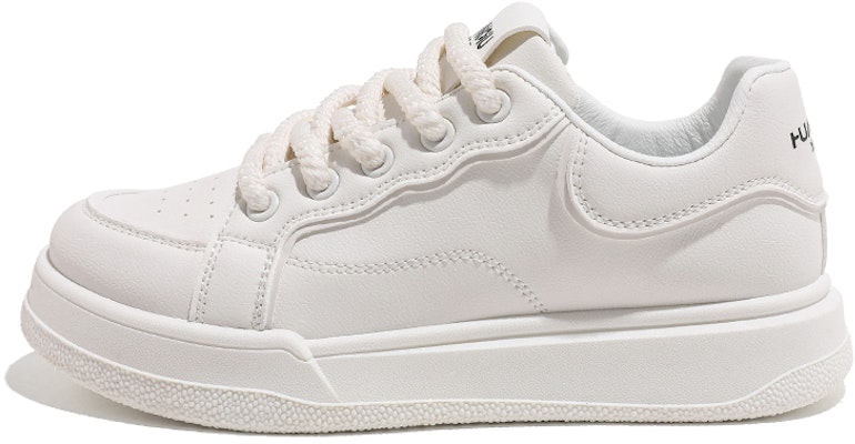 環球 HUANQIU 舒適百搭 防滑耐磨 低幫 板鞋 女款 米色 Buy 環球 HUANQIU 舒適百搭 防滑耐磨 低幫 板鞋 女款 米色