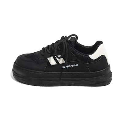 (W) Huanqiu Low 'Black Splice Fashion'