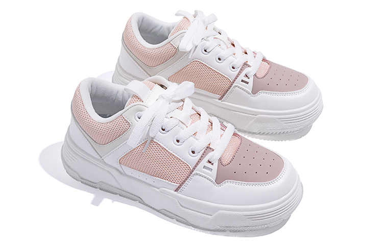 Purchase 环球 HUANQIU 潮流舒適 低幫 板鞋 女款 粉白