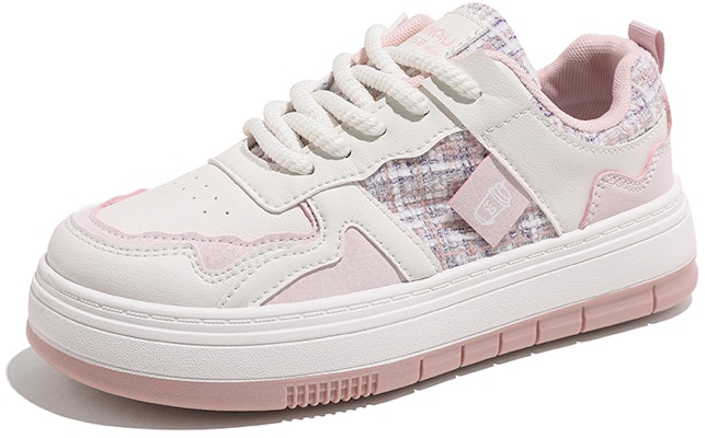 (W) Huanqiu Low 'Putih-Pink' Sneakers HQ-XFCG32222WP Order (W) Huanqiu Low 'Putih-Pink' Sneakers HQ-XFCG32222WP