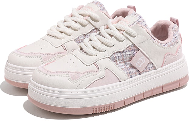 (Women) Huanqiu Low 'White-Pink' HQ-XFCG32222WP Lookbook (Women) Huanqiu Low 'White-Pink' HQ-XFCG32222WP