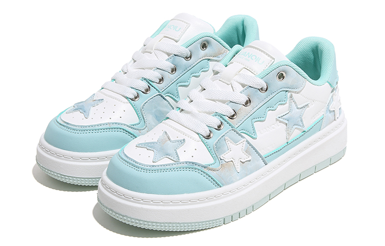 Shop (W) Huanqiu Rendah 'Putih Hijau Muda' HH22150WLG