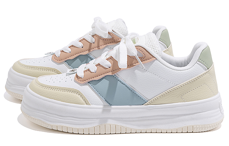 Order 環球 HUANQIU 百搭舒適休閒 低幫 板鞋 女款 米色