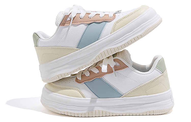 Shop 環球 HUANQIU 百搭舒適休閒 低幫 板鞋 女款 米色