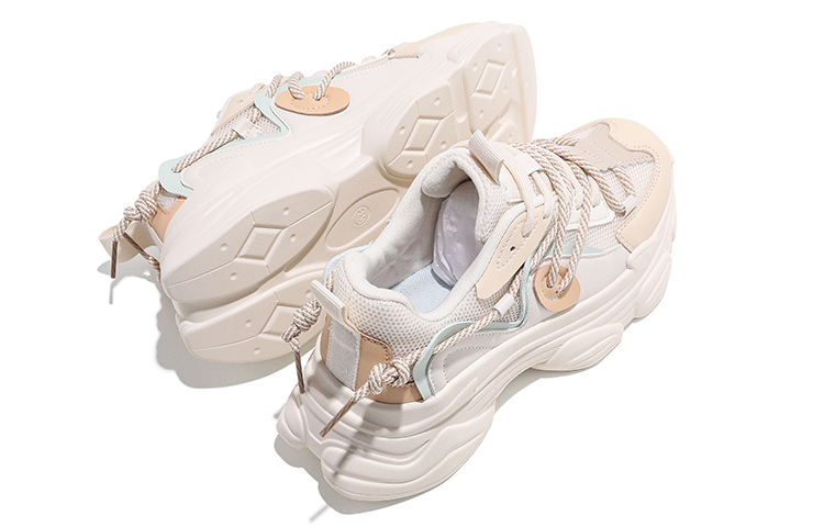 Shop (W) Huanqiu Low Top 'Beige Comfort' - Zapatillas Beige Cómodas Bajas HQ-HHCG21187M