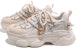 (W) Huanqiu Low Top 'Beige Comfort' Rendah Krim Beige Nyaman. HQ-HHCG21187M